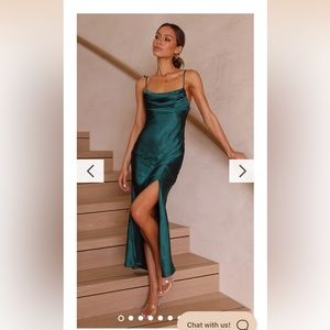 Billy J Celina Midi Dress - Emerald